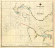 Columbia River Chart 1882 Washington Washington Historical Atlas